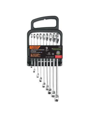 15776 - Juego de 9 llaves combinadas extralargas pulidas std, EXPERT