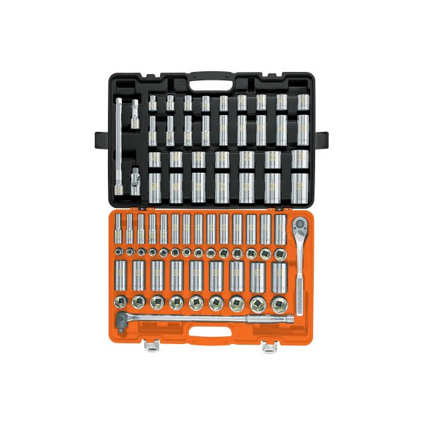 102390 - Juego de 83 herramientas cuadro 1/2' std y mm para mecánico