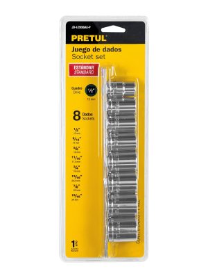 JD-1-2X9SAE-PE1.jpg 21170 - Juego de 8 dados cuadro 1/2' std, Pretul