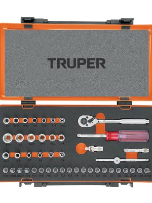 18235 - Juego de 45 herramientas cuadro 1/4' std para mecánico