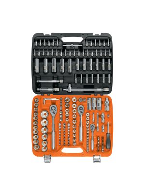 JD-172P.jpg 102412 - Juego de 172 herramientas 1/4', 3/8' y 1/2' std p/mecánico