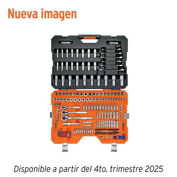 15691 - Juego 217 herramientas 1/4', 3/8' y 1/2' std y mm p/mecánico