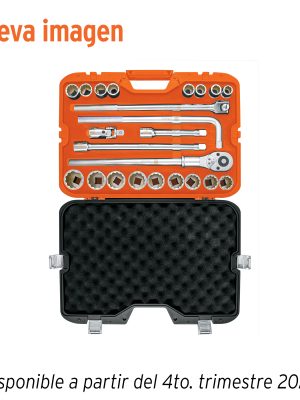 13874 - Juego de 23 herramientas cuadro 3/4' mm para mecánico