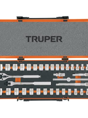 13955 - Juego de 36 herramientas cuadro 3/8' std y mm para mecánico