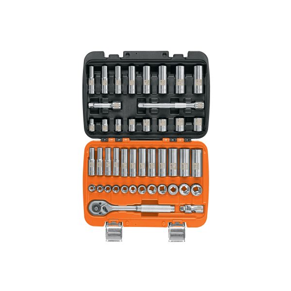 102410 - Juego de 45 herramientas cuadro 3/8' std y mm para mecánico