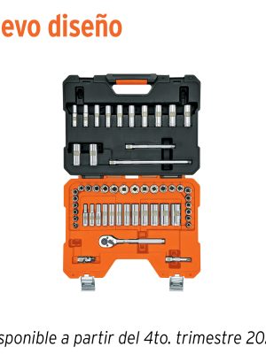 15689 - Juego de 53 herramientas cuadro 3/8' mm para mecánico