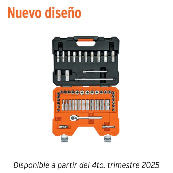 15689 - Juego de 53 herramientas cuadro 3/8' mm para mecánico