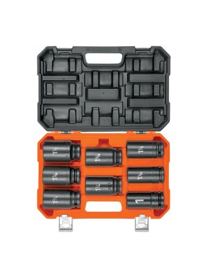 JDI-3-4X8HL.jpg 100948 - Juego de 8 dados largos cuadro 3/4' de impacto 6 puntas std