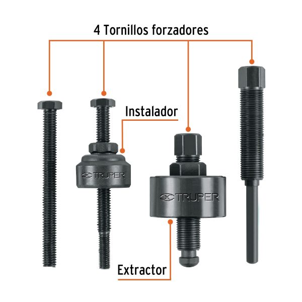 14505 - Extractor para bombas de dirección, en blíster, Truper