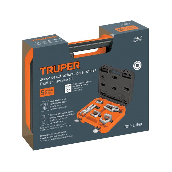 104036 - Juego de extractor para rótulas (junta esférica), 5 pzas