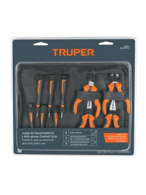 JGO-MP-DJ.jpg 18200 - Juego 6 desarmadores de joyero y 4 mini pinzas Comfort Grip