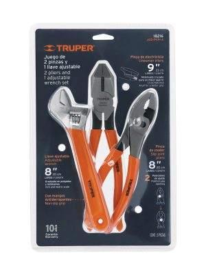 JGO-PEPI-3.jpg 18216 - Juego con 2 pinzas y 1 llave ajustable mango de PVC, Truper