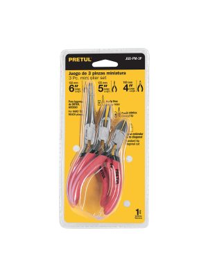 JGO-PM-3P.jpg 20016 - Juego de 3 mini pinzas, mangos de PVC, Pretul