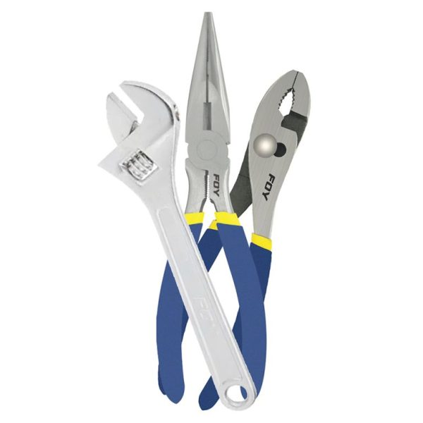 JHMF3 - Juego combinado de pinzas para mecánico, 3 piezas Foy