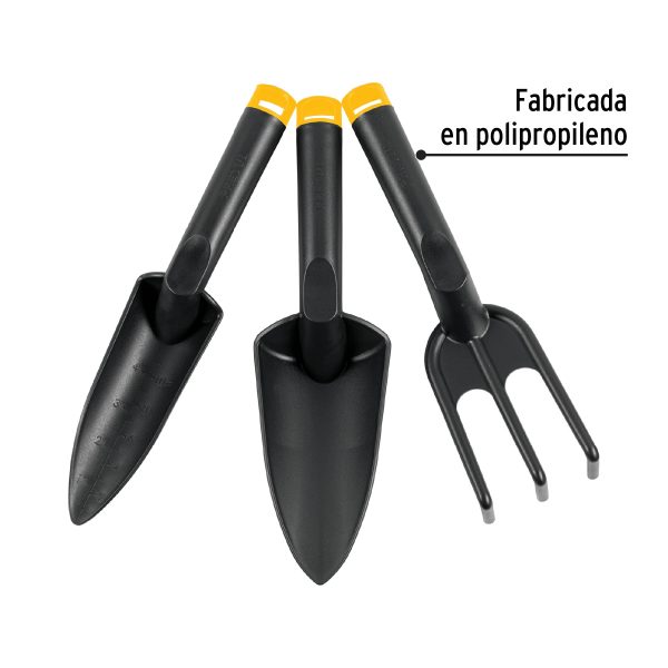 21709 - Juego de 3 herramientas de 11' para jardín, Pretul