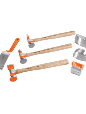 JM-HO.jpg 100785 - Juego 7 piezas de martillos y entibadores para hojalatero