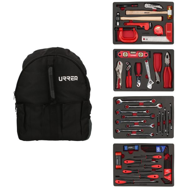 JMH01 - Juego combinado de herramienta 39 piezas, con mochila Urrea