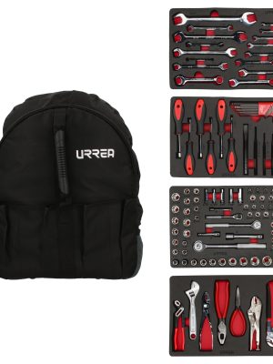 JMH02 - Juego combinado de herramienta para mecánico 102 piezas, con mochila Urrea