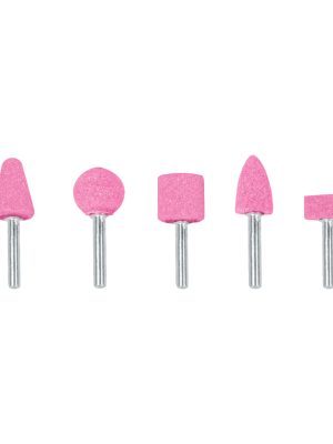 11680 - Juego de 5 piedras montadas zanco 1/4', uso general, Truper