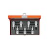 13928 - Juego de 7 dados cuadro 1/2' punta torx, estuche metálico