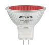 47255 - Lámpara de halógeno rojo 50 W tipo MR16 en caja, Volteck