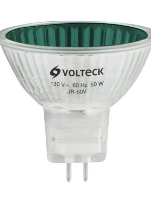 JR-50V.jpg 47257 - Lámpara de halógeno verde 50 W tipo MR16 en caja, Volteck