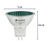 47257 - Lámpara de halógeno verde 50 W tipo MR16 en caja, Volteck