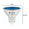 47249 - Lámpara de halógeno azul 50 W tipo MR16 en caja, Volteck