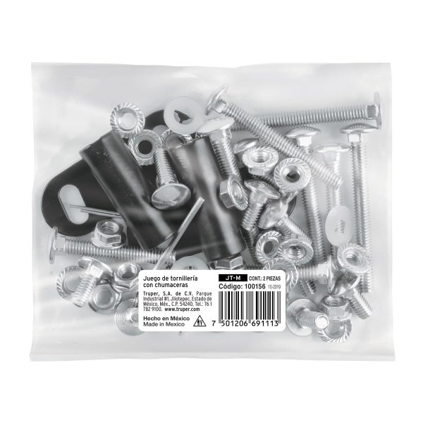 100156 - Juego de tornilleria con chumaceras para carretilla TP-8