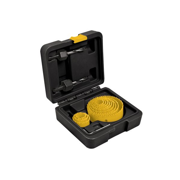 26037 - Juego de 12 brocasierras, 2 mandriles y llave allen, Pretul