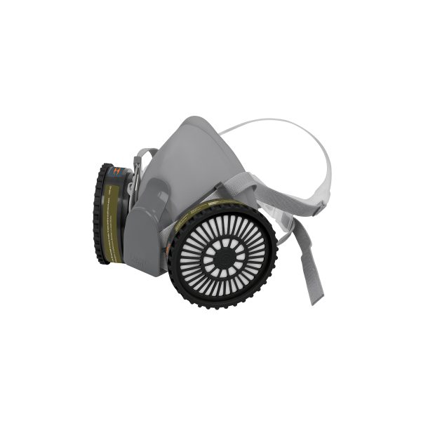 13730 - Kit respirador profesional con cartuchos multigas, Truper