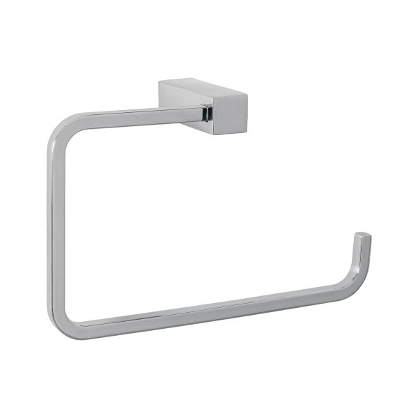44368 - Toallero de argolla, cromo, FOSET KUBO