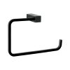 44369 - Toallero de argolla, negro, FOSET KUBO