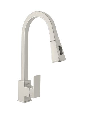 KUF-82N.jpg 44222 - Monomando nariz retráctil para fregadero,satín, FOSET KUBO