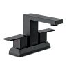 44229 - Mezcladora para lavabo 4', negro, FOSET KUBO