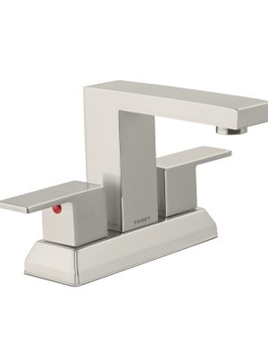 44228 - Mezcladora para lavabo 4', satín, FOSET KUBO