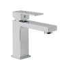 44066 - Monomando corto para lavabo, cromo, FOSET KUBO