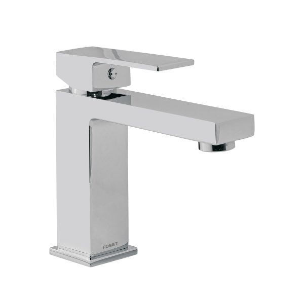 44066 - Monomando corto para lavabo, cromo, FOSET KUBO