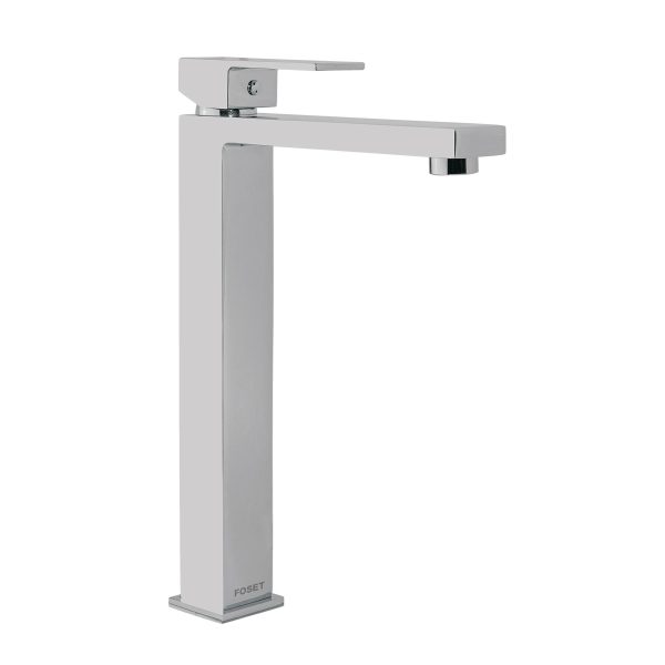 44072 - Monomando alto para lavabo, cromo, FOSET KUBO