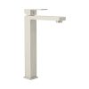 44204 - Monomando alto para lavabo, satín, FOSET KUBO
