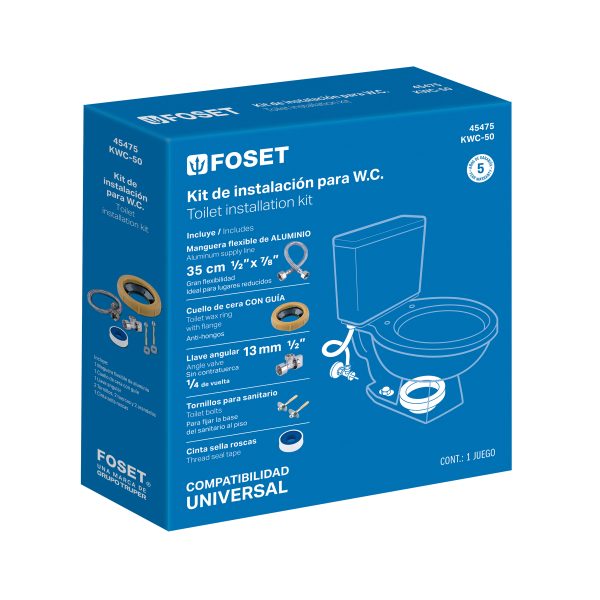 45475 - Kit de instalación para WC, FOSET