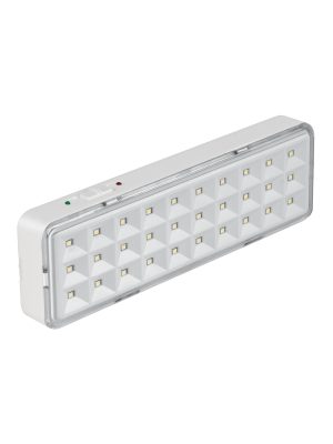 43007 - Lámpara de emergencia de 30 Leds, 220 lm recargable, Volteck