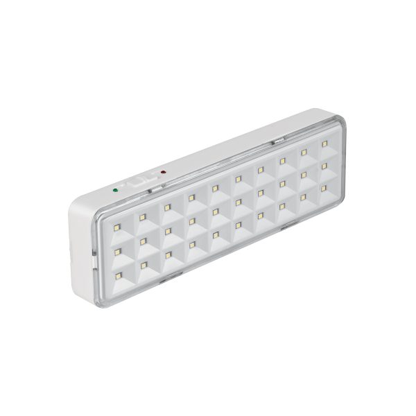 43007 - Lámpara de emergencia de 30 Leds, 220 lm recargable, Volteck