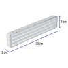 43008 - Lámpara de emergencia de 60 Leds 300 lm recargable, Volteck
