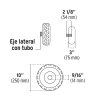 12908 - Hidrolavadora con motor a gasolina, 2,800 PSI, Truper