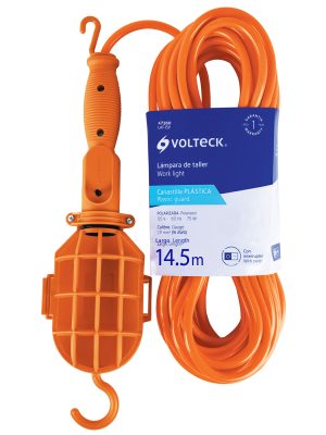 47260 - Lámpara de taller con canastilla plástica, 14.5 m, Volteck