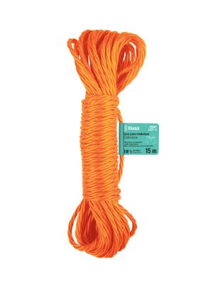 55947 - Lazo para tendedero de polietileno de 15 m, KLINTEK