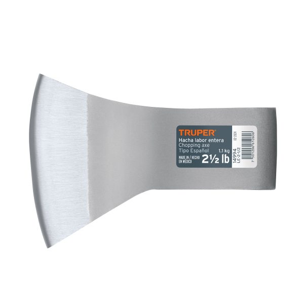14994 - Hacha labor entera 2-1/2 lb, sin mango, TRUPER