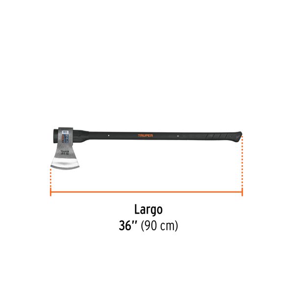 14980 - Hacha labor entera 3-1/2 lb, mango de fibra de vidrio 36'