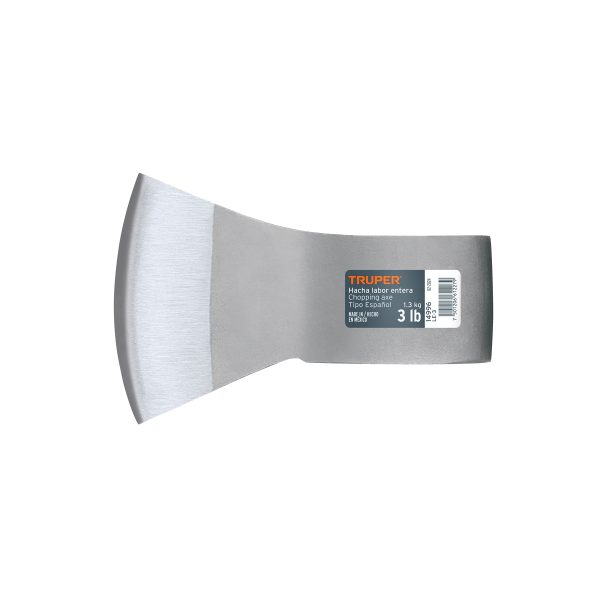 14996 - Hacha labor entera 3 lb, sin mango, TRUPER